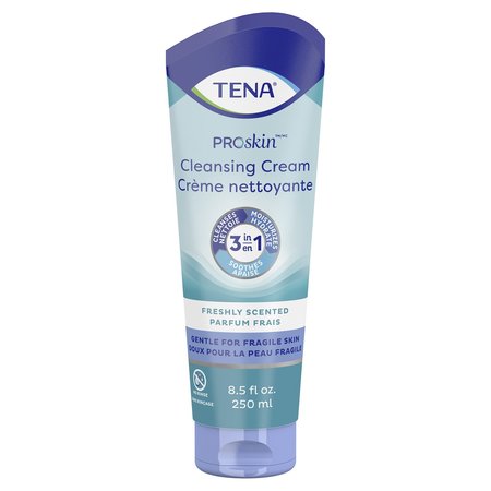 TENA Cream Rinse-Free Body Wash Tube Unscented 8.5 oz., PK 10 64410